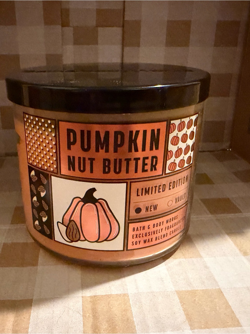 Bath & Body Works Pumpkin Nut Butter Scented Candle